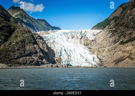 Der Chilkat-Gletscher in Alaska, USA Stockfoto