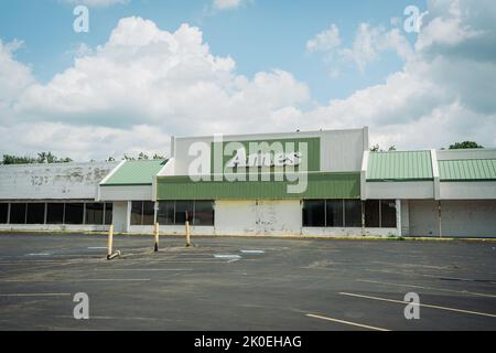 Verlassene Ames Kaufhaus, Horseheads, New York Stockfoto