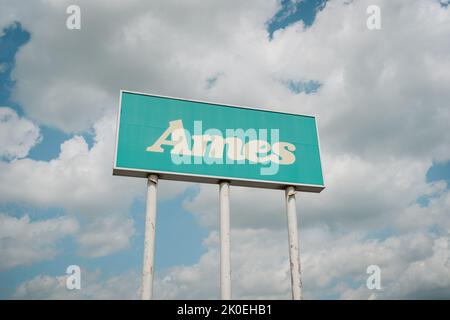 Verlassene Ames Kaufhaus, Horseheads, New York Stockfoto