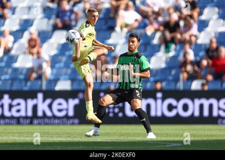 Reggio Emilia, Italien. 11. September 2022. Gerard Deulofeu (Udinese Calcio) während US Sassuolo gegen Udinese Calcio, italienische Fußballserie A Spiel in Reggio Emilia, Italien, September 11 2022 Quelle: Independent Photo Agency/Alamy Live News Stockfoto