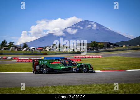 28 RASMUSSEN Oliver (dnk), JONES Edward (gbr), ABERDEIN Jonathan (zaf), JOTA, Orica 07 - Gibson, Aktion während der 6 Stunden von Fuji 2022, 5. Runde der FIA-Langstrecken-Weltmeisterschaft 2022 auf dem Fuji Speedway vom 8. Bis 11. September 2022 in Fuji, Japan - Foto: Paulo Maria/DPPI/LiveMedia Stockfoto