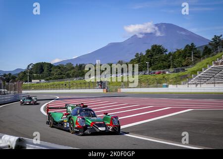 28 RASMUSSEN Oliver (dnk), JONES Edward (gbr), ABERDEIN Jonathan (zaf), JOTA, Orica 07 - Gibson, Aktion während der 6 Stunden von Fuji 2022, 5. Runde der FIA-Langstrecken-Weltmeisterschaft 2022 auf dem Fuji Speedway vom 8. Bis 11. September 2022 in Fuji, Japan - Foto: Paulo Maria/DPPI/LiveMedia Stockfoto