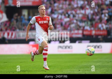 KÖLN, DEUTSCHLAND - SEPTEMBER 11 2022: Paul Jaeckel. Das Fußballspiel der Bundesliga 1.FC Köln vs 1.FC Union Stockfoto