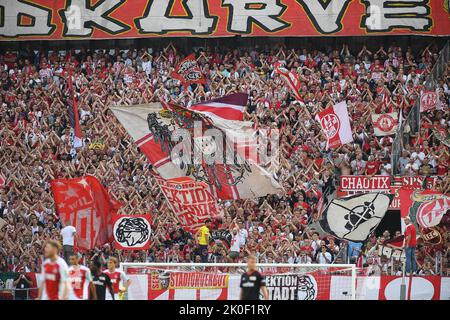 KÖLN, DEUTSCHLAND - SEPTEMBER 11 2022: Das Fußballspiel der Bundesliga 1.FC Köln gegen 1.FC Union Stockfoto