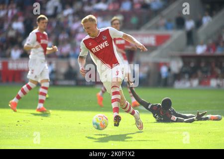 KÖLN, DEUTSCHLAND - SEPTEMBER 11 2022: Kristian Pedersen. Das Fußballspiel der Bundesliga 1.FC Köln vs 1.FC Union Stockfoto