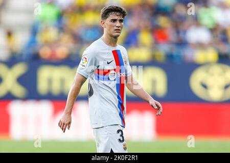 Pablo Martin Paez Gavira Gavi vom FC Barcelona während des La Liga-Spiels zwischen Cadiz CF und FC Barcelona spielte am 9. September 2022 im Nuevo Mirandilla Stadium in Cadiz, Spanien. (Foto von Antonio Pozo / PRESSIN) Stockfoto