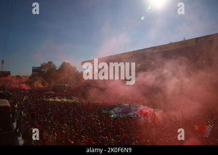 Monza, Italien. 27. Januar 2022. Podium während des italienischen GP, 8-11. September 2022 auf der Rennstrecke in Monza, Formel-1-Weltmeisterschaft 2022. Kredit: Unabhängige Fotoagentur/Alamy Live Nachrichten Stockfoto