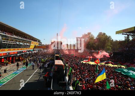 Monza, Italien. 27. Januar 2022. Podium während des italienischen GP, 8-11. September 2022 auf der Rennstrecke in Monza, Formel-1-Weltmeisterschaft 2022. Kredit: Unabhängige Fotoagentur/Alamy Live Nachrichten Stockfoto