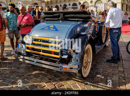 Italien Piemont Turin 'Autolook Week Torino' Parade des historischen Autos Credit: Realy Easy Star/Alamy Live News Stockfoto