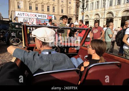 Italien Piemont Turin 'Autolook Week Torino' Parade des historischen Autos Credit: Realy Easy Star/Alamy Live News Stockfoto