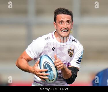 Eccles, Großbritannien. 20.. Mai 2016. Northampton Saints Alex Mitchell während des Spiels der Gallagher Premiership Sale Sharks vs Northampton Saints im AJ Bell Stadium, Eccles, Großbritannien, 11.. September 2022 (Foto von Steve Flynn/News Images) in Eccles, Großbritannien am 5/20/2016. (Foto von Steve Flynn/News Images/Sipa USA) Quelle: SIPA USA/Alamy Live News Stockfoto