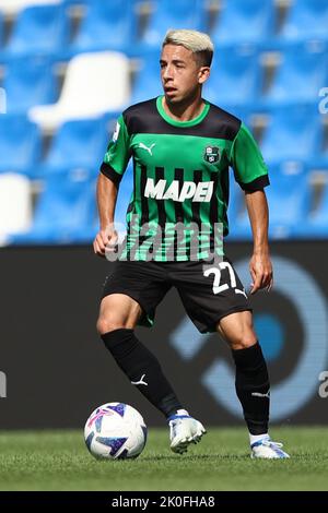 Reggio Emilia, Italien. 11. September 2022. Maxime Lopez (US Sassuolo) während US Sassuolo gegen Udinese Calcio, italienische Fußballserie A Spiel in Reggio Emilia, Italien, September 11 2022 Quelle: Independent Photo Agency/Alamy Live News Stockfoto