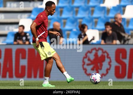 Reggio Emilia, Italien. 11. September 2022. Enzo Ebosse (Udinese Calcio) während US Sassuolo gegen Udinese Calcio, italienische Fußballserie A Spiel in Reggio Emilia, Italien, September 11 2022 Quelle: Independent Photo Agency/Alamy Live News Stockfoto