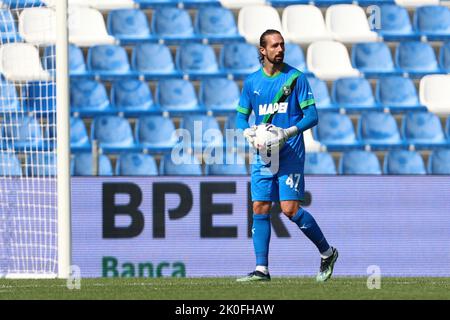 Reggio Emilia, Italien. 11. September 2022. Andrea Consigli (US Sassuolo) während US Sassuolo gegen Udinese Calcio, italienische Fußballserie A Spiel in Reggio Emilia, Italien, September 11 2022 Quelle: Independent Photo Agency/Alamy Live News Stockfoto