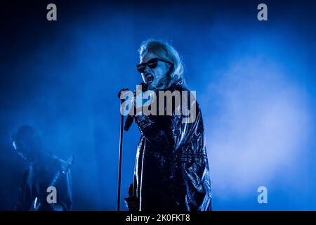 Roskilde, Dänemark. 30., Juni 2022. Die amerikanische Sängerin Sky Ferreira spielt ein Live-Konzert während des dänischen Musikfestivals Roskilde Festival 2022 in Roskilde. (Foto: Gonzales Photo - Thomas Rasmussen). Stockfoto