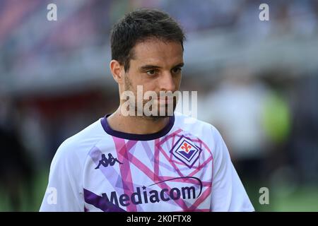 Bologna, Italien. 11. September 2022. Bonaventura Porträt während Bologna FC vs ACF Fiorentina, italienische Fußballserie Ein Spiel in Bologna, Italien, September 11 2022 Kredit: Unabhängige Fotoagentur/Alamy Live News Stockfoto