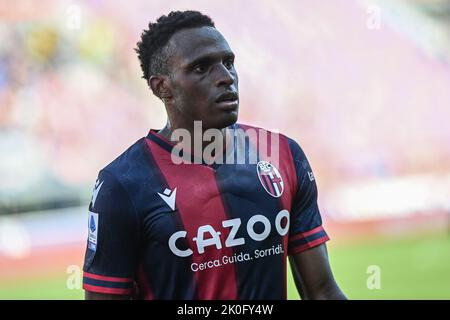 Bologna, Italien. 11. September 2022. Lucumi Portrait während des FC Bologna gegen ACF Fiorentina, italienische Fußballserie A Spiel in Bologna, Italien, September 11 2022 Quelle: Independent Photo Agency/Alamy Live News Stockfoto