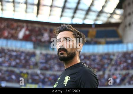 Foto Spada/LaPresse 10 settembre 2022 - Milano , Italia - Sport, calcio - Inter vs Torino - Campionato italiano di calcio Serie A Tim 2022/2023 - Stadio San Siro. Nella foto: matteo paro 10. September 2022 Mailand , Italien - Sport, calcio - Inter vs Turin - Serie A Fußball-Meisterschaft 2022/2023 - San Siro Stadion . Im Bild: matteo paro Stockfoto