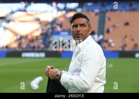 Foto Spada/LaPresse 10 settembre 2022 - Milano , Italia - Sport, calcio - Inter vs Torino - Campionato italiano di calcio Serie A Tim 2022/2023 - Stadio San Siro. Nella foto: Davide Vagnati (FC Turin); 10. September 2022 Mailand , Italien - Sport, calcio - Inter vs Turin - Serie A Fußball-Meisterschaft 2022/2023 - San Siro Stadium . Im Bild: Davide Vagnati (FC Turin); Stockfoto