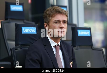 Foto Spada/LaPresse 10 settembre 2022 - Milano , Italia - Sport, calcio - Inter vs Torino - Campionato italiano di calcio Serie A Tim 2022/2023 - Stadio San Siro. Nella foto: Alberto Barile (FC Turin); 10. September 2022 Mailand , Italien - Sport, calcio - Inter vs Turin - Serie A Fußball-Meisterschaft 2022/2023 - San Siro Stadium . Im Bild: Alberto Barile (FC Turin); Stockfoto