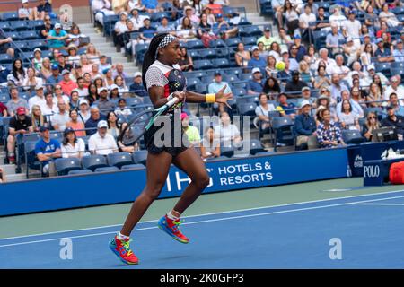 Coco Gauff (USA) tritt bei den US Open Tennis Championships 2022 an. Stockfoto