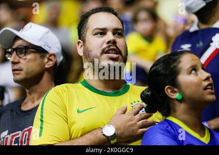 Recife, Brasilien. 11. September 2022. PE - Recife - 09/11/2022 - AMERICAP 2022 FINAL, BRAZIL X ARGENTINA Foto: Rafael Vieira/AGIF/Sipa USA Quelle: SIPA USA/Alamy Live News Stockfoto