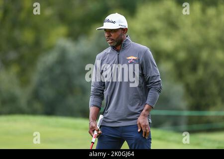 Jennings, Missouri, USA. 11. September 2022: Golfer Tim O'Neal am letzten Tag des Ascension Charity Classic im Norwood Hills Country Club in Jennings, MO Richard Ulreich/CSM Credit: CAL Sport Media/Alamy Live News Stockfoto