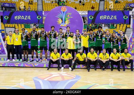 Recife, Brasilien. 11. September 2022. PE - Recife - 09/11/2022 - AMERICAP 2022 FINAL, BRAZIL X ARGENTINA Foto: Rafael Vieira/AGIF/Sipa USA Quelle: SIPA USA/Alamy Live News Stockfoto