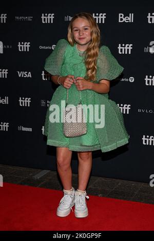 Alix West Lefler nimmt am 11. September 2022 an der Vorführung des Films The Good Nurse während des Toronto International Film Festival (TIFF) 47. in Toronto, Kanada, Teil. Foto von Julien Reynaud/APS-Medias/ABACAPRESS.COM Stockfoto