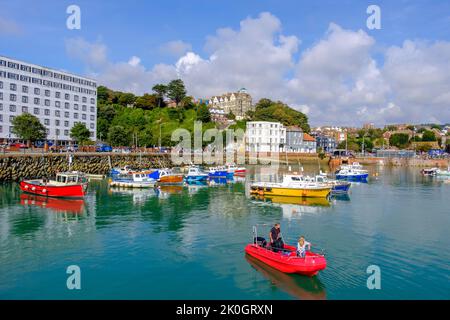 Folkestone Harbour, Kent, UK Stockfoto