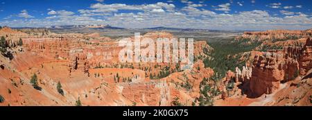 Luftpanorama des Bryce Canyon National Park, Utah, USA Stockfoto
