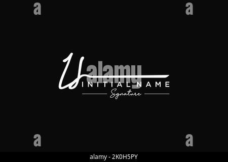 SO Signatur Logo Vorlage Vektor. Kalligraphie