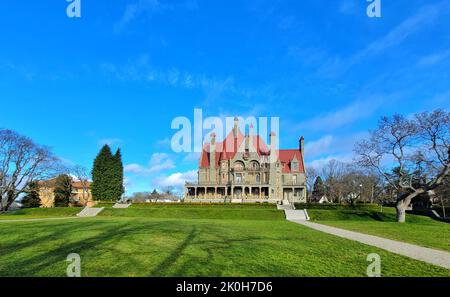 Das Craigdarroch Castle in Victoria, British Columbia, Kanada Stockfoto