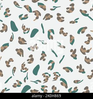 Nahtlose abstrakte Doodle Hintergrund Muster. Stock Vektor