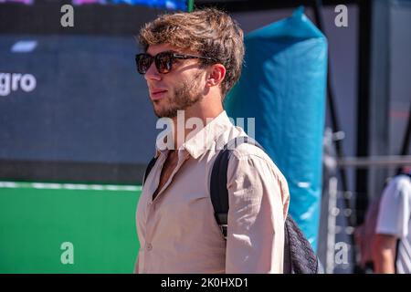 MONZA, Italien, 10. September 2022; #10, Pierre GASLY, FRA, Scuderia Alpha Tauri, AT02, HONDA RA620 Motor, während der Formel 1, F1, großer Preis von Italien, G Stockfoto