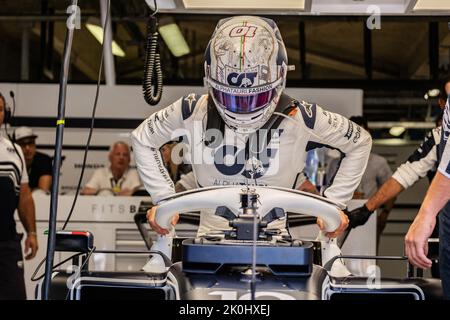 MONZA, Italien, 11. September 2022; #10, Pierre GASLY, FRA, Scuderia Alpha Tauri, AT02, HONDA RA620 Motor, während der Formel 1, F1, großer Preis von Italien, G Stockfoto