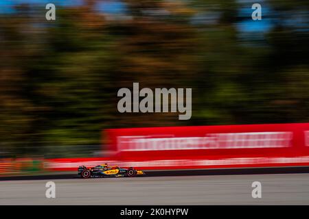 MONZA, Italien, 10. September 2022; # 4, Lando NORRIS, GBR, McLaren F1 Team, MCL35M, Mercedes-Motor, während der Formel 1, F1, großer Preis von Italien, Grosser Stockfoto