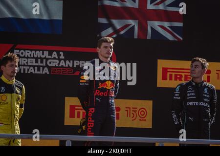 MONZA, Italien, 11. September 2022; #1, Max VERSTAPPEN, NDL, Oracle Red Bull Racing RB18 Honda, während der Formel 1, F1, Grand Prix von Italien, Grosser Preis Stockfoto