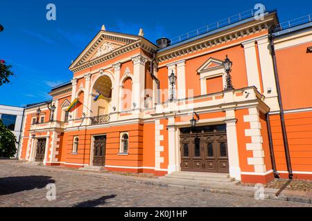 Klaipėdos dramos teatras, Schauspieltheater, Teatro aikštė, Theaterplatz, Altstadt, Klaipeda, Litauen Stockfoto