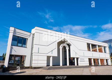 Klaipėdos dramos teatras, Dramatheater,,Dramatheater, Neubau, Teatro aikštė, Theaterplatz, Altstadt, Klaipeda, Litauen Stockfoto