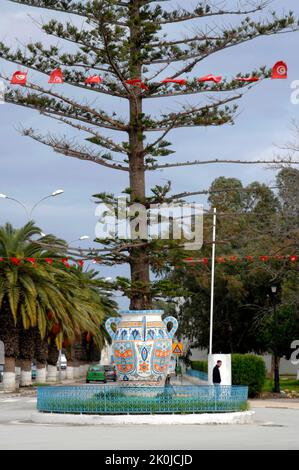 Die Verkürzung, Sagte Sidi Bou, Tunesien, Nordafrika, Afrika Stockfoto