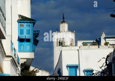 Die Verkürzung, Sagte Sidi Bou, Tunesien, Nordafrika, Afrika Stockfoto