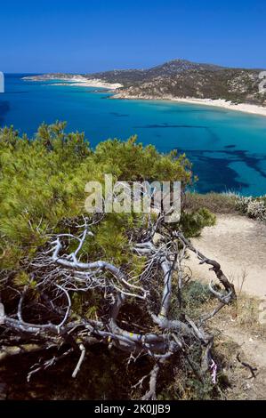 Küste, Chia, Domus de Maria, Sardinien, Italien Stockfoto