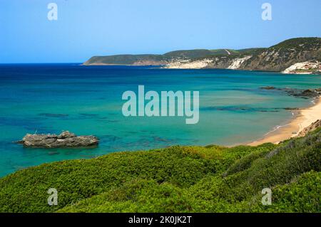 Marina di Arbus, Arbus, Sardinien, Italien Stockfoto