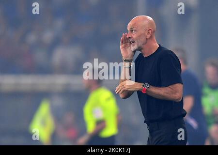 Foto Tano Pecoraro/LaPresse 10 Settembre 2022 - Genova, Italia Sport, Calcio Sampdoria vs Milan - Campionato italiano di calcio Serie A Tim 2022/2023 - Stadio Luigi Ferraris Nella foto: pioli Photo Tano Pecoraro/LaPresse 10. September 2022 - Genua, Italien Sport, Fußball Sampdoria vs Milan - Italienische Serie A Fußball-Meisterschaft 2022/2023 - Luigi Ferraris Stadion auf dem Foto: pioli Stockfoto