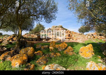 Nuraghe Arrubiu, Orroli, Provincia di Cagliari, Sardinien, Italien, Europa Stockfoto