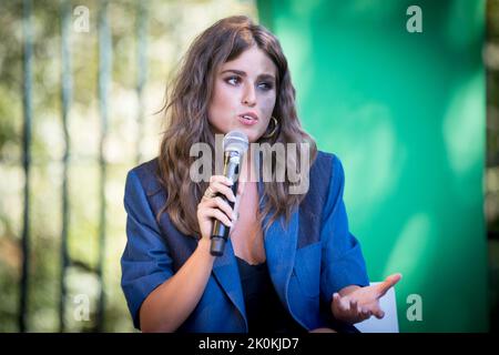 9. September 2022, Italien: Carlotta Bertotti zu Gast bei der von Corriere organisierten Veranstaltung ''Il Tempo delle donne''. (Bild: © Pamela Rovaris/Pacific Press via ZUMA Press Wire) Stockfoto