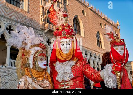 Venedig Italien. Der Karneval Stockfoto
