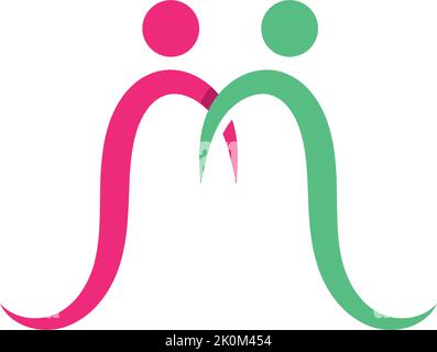 Adoption And Community Network And Social Icon Design, Community Stock Vektor