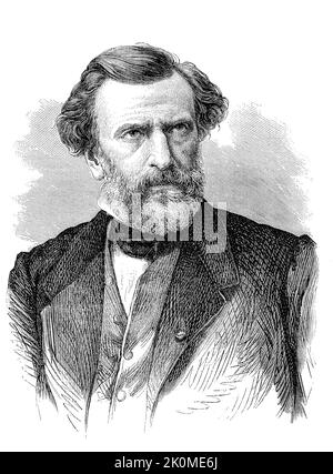 Charles Louis Ambroise Thomas (5. 1811. Bis 12. August. Februar 1896) war ein französischer Komponist / Charles Louis Ambroise Thomas (5. August 1811 - 12. Februar 1896) war ein französischer Komponist, historisch, digital restaurierte Reproduktion einer Originalvorlage aus dem 19. Jahrhundert, genau Originaldatum nicht bekannt / historisch, digital verbesserte Reproduktion eines Originals aus dem 19.. Jahrhundert Stockfoto